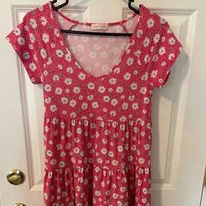 Cute pink summer dress